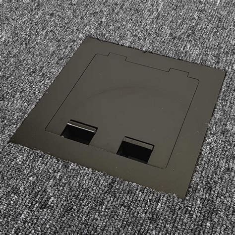 stainless steel floor boxes|recessed electrical floor box.